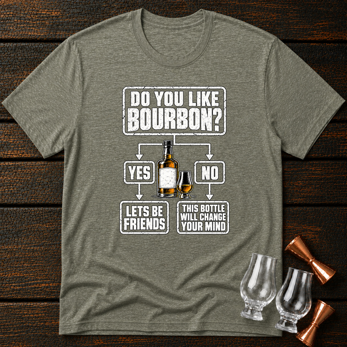 Bourbon Flowchart T-Shirt