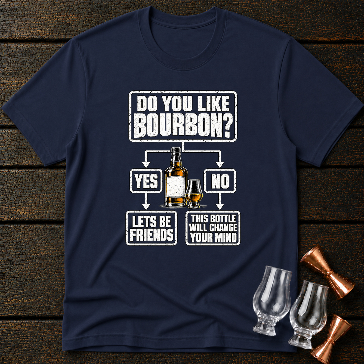 Bourbon Flowchart T-Shirt