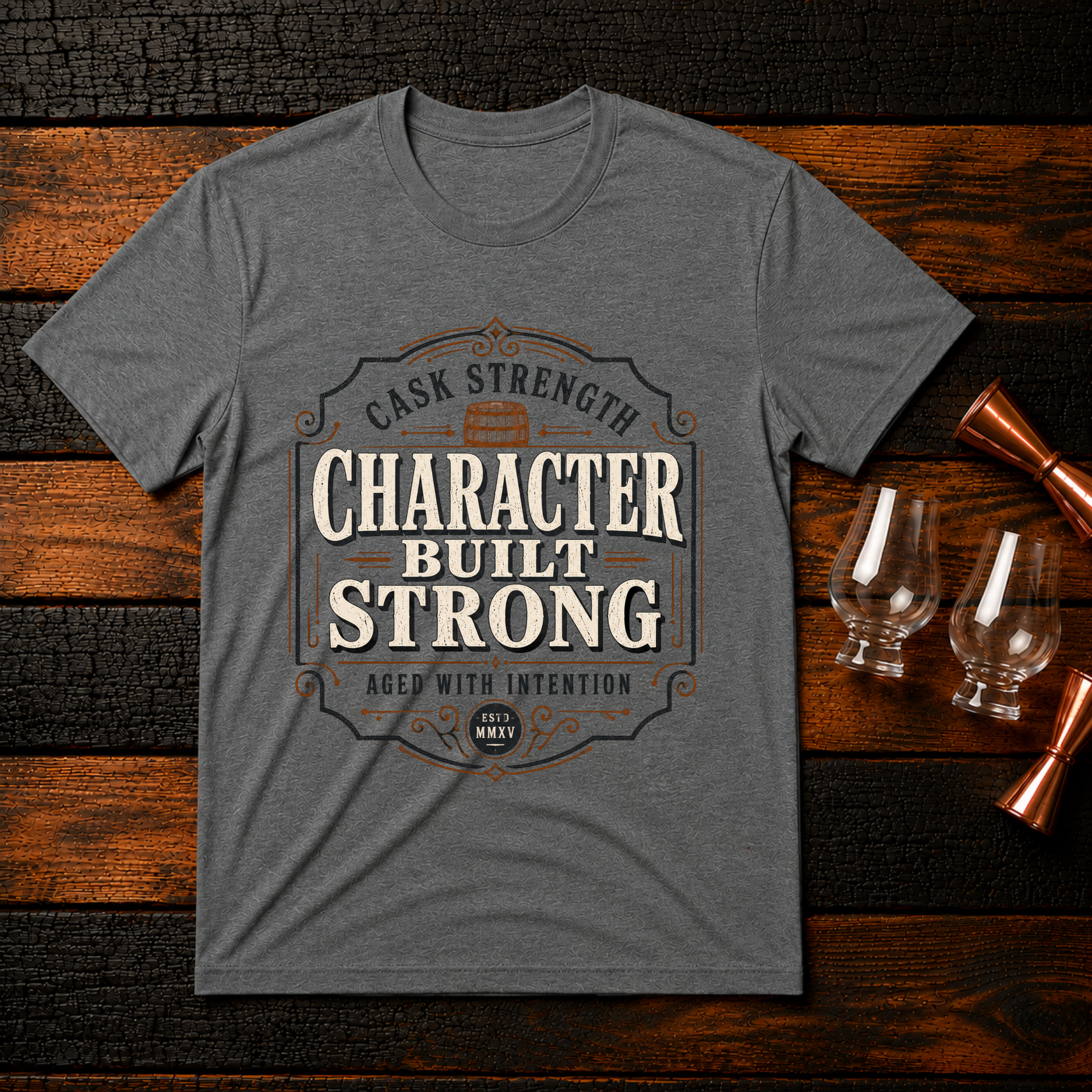 Character built strong T-Shirt