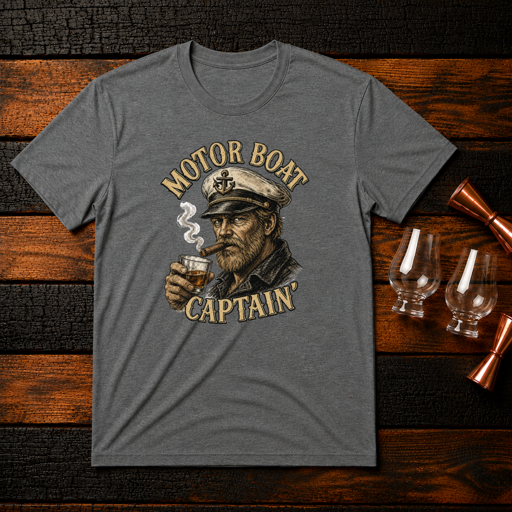 Motor Boat Captain T-Shirt