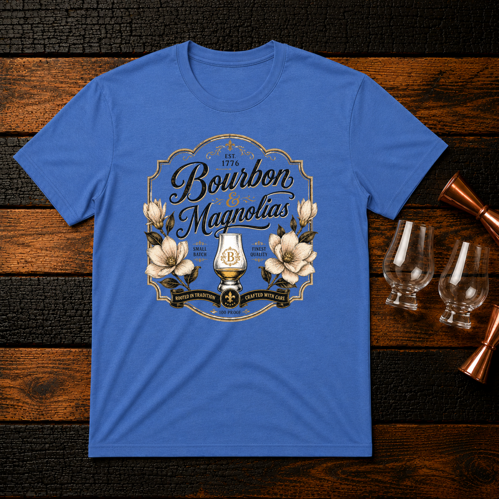 Bourbon and Magnolias T-Shirt