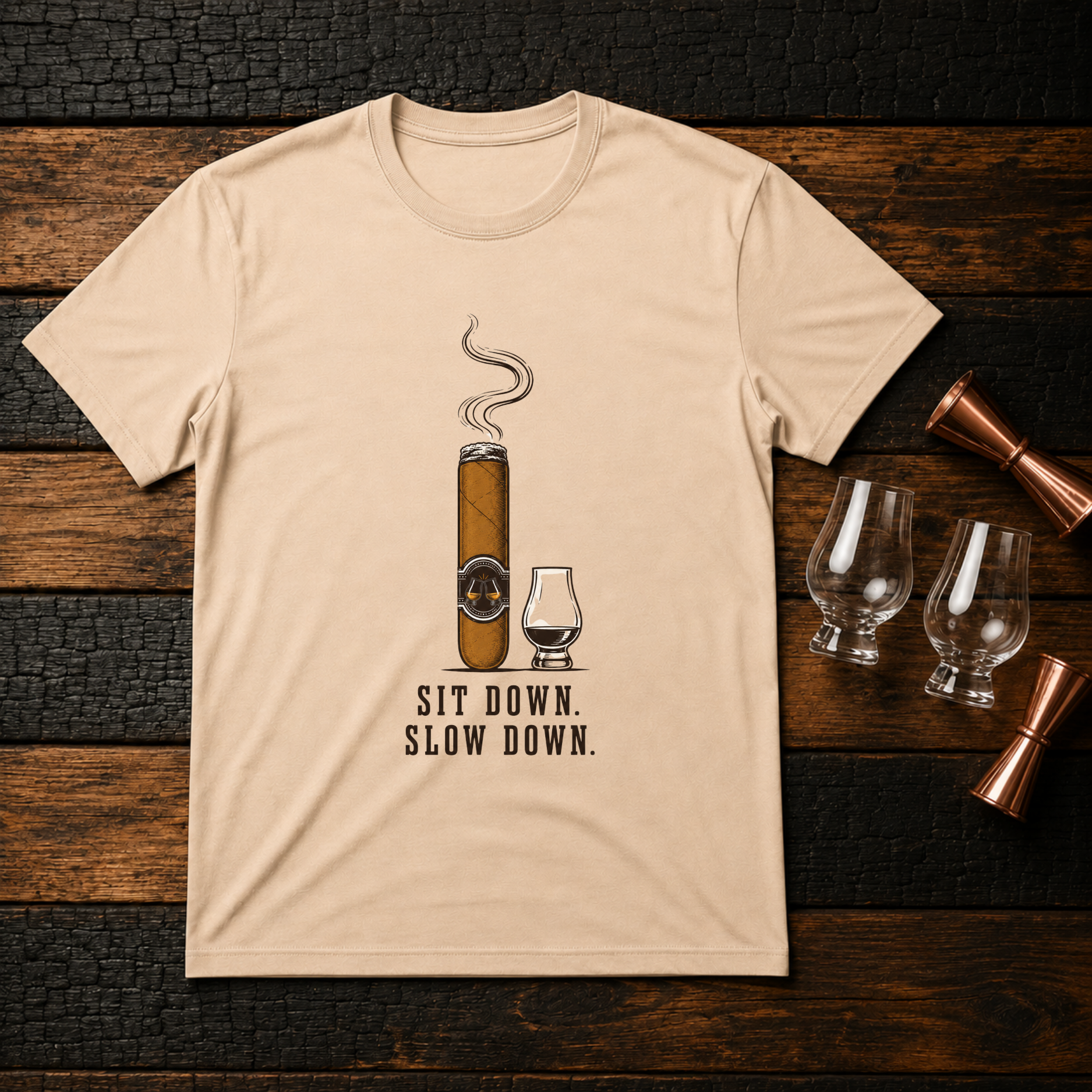 Sit down. Slow down T-Shirt
