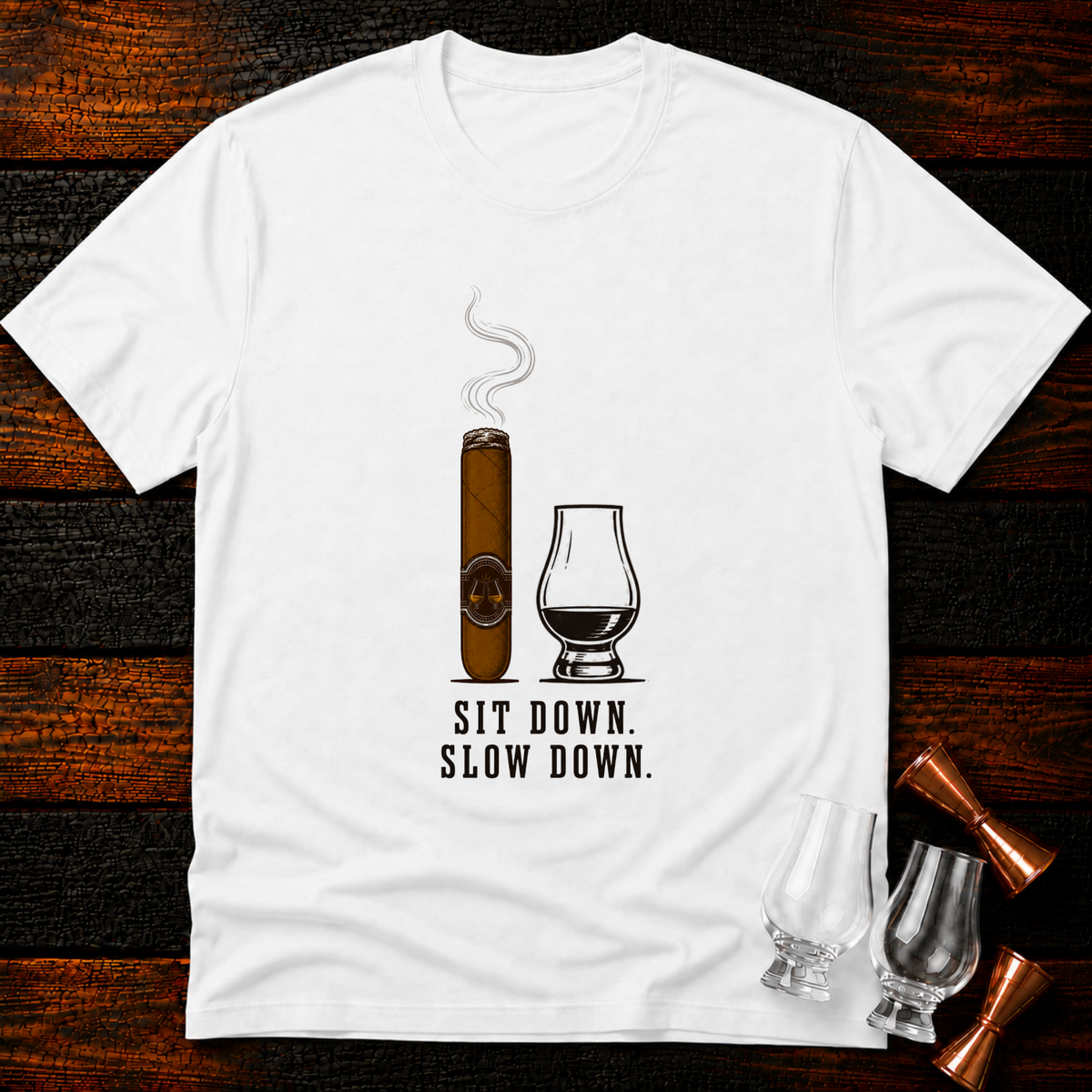 Sit down. Slow down T-Shirt