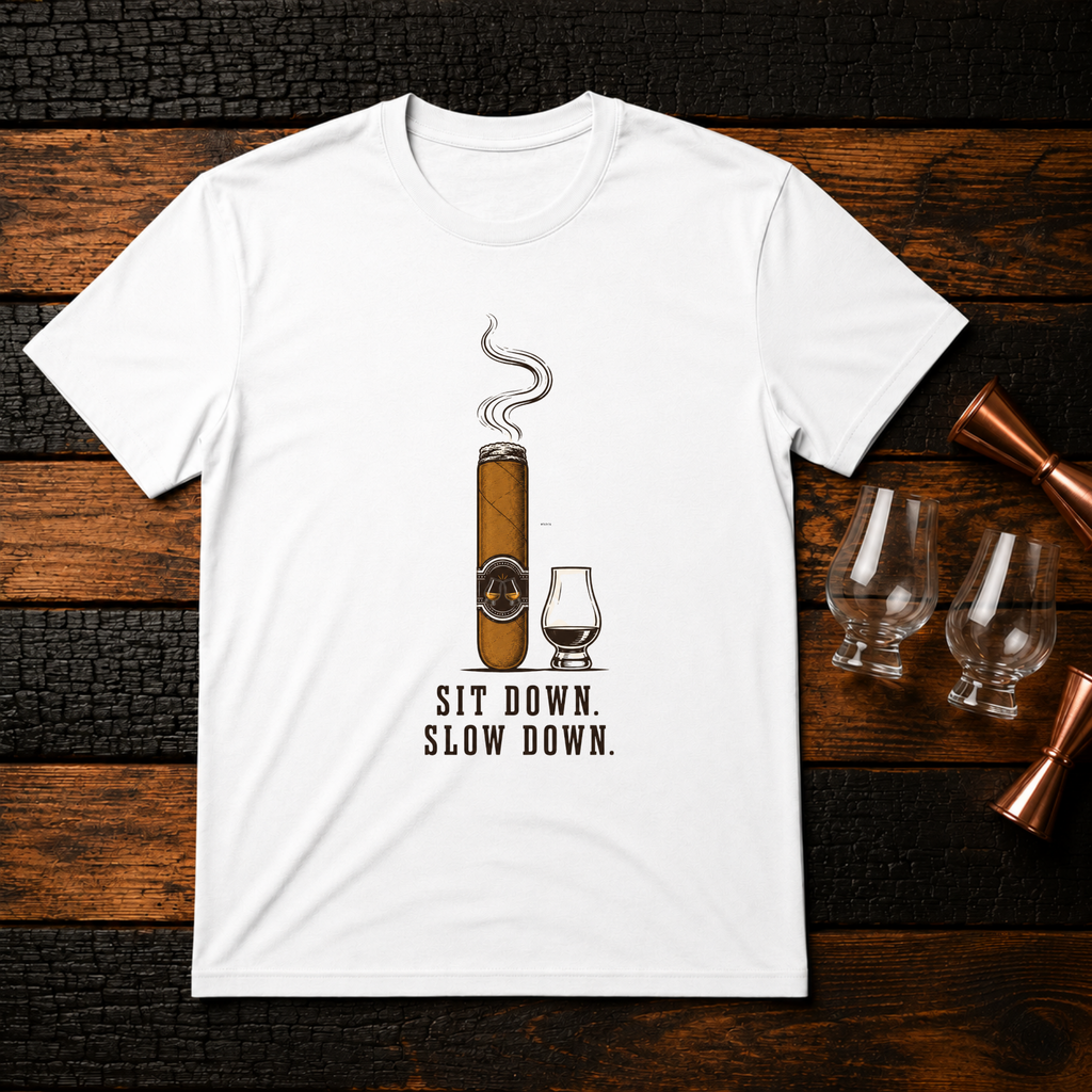 Sit down. Slow down T-Shirt
