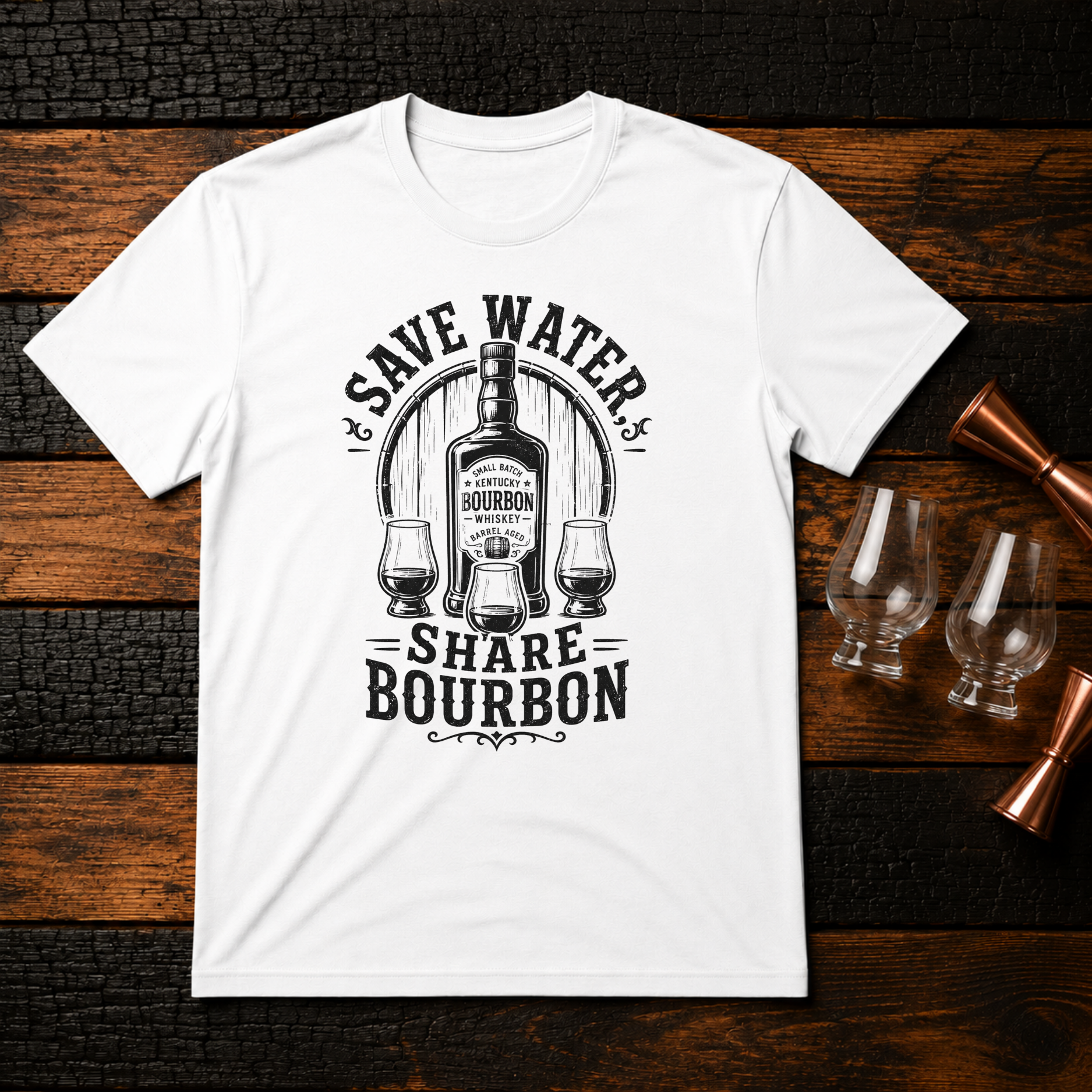 Save Water Share Bourbon T-Shirt