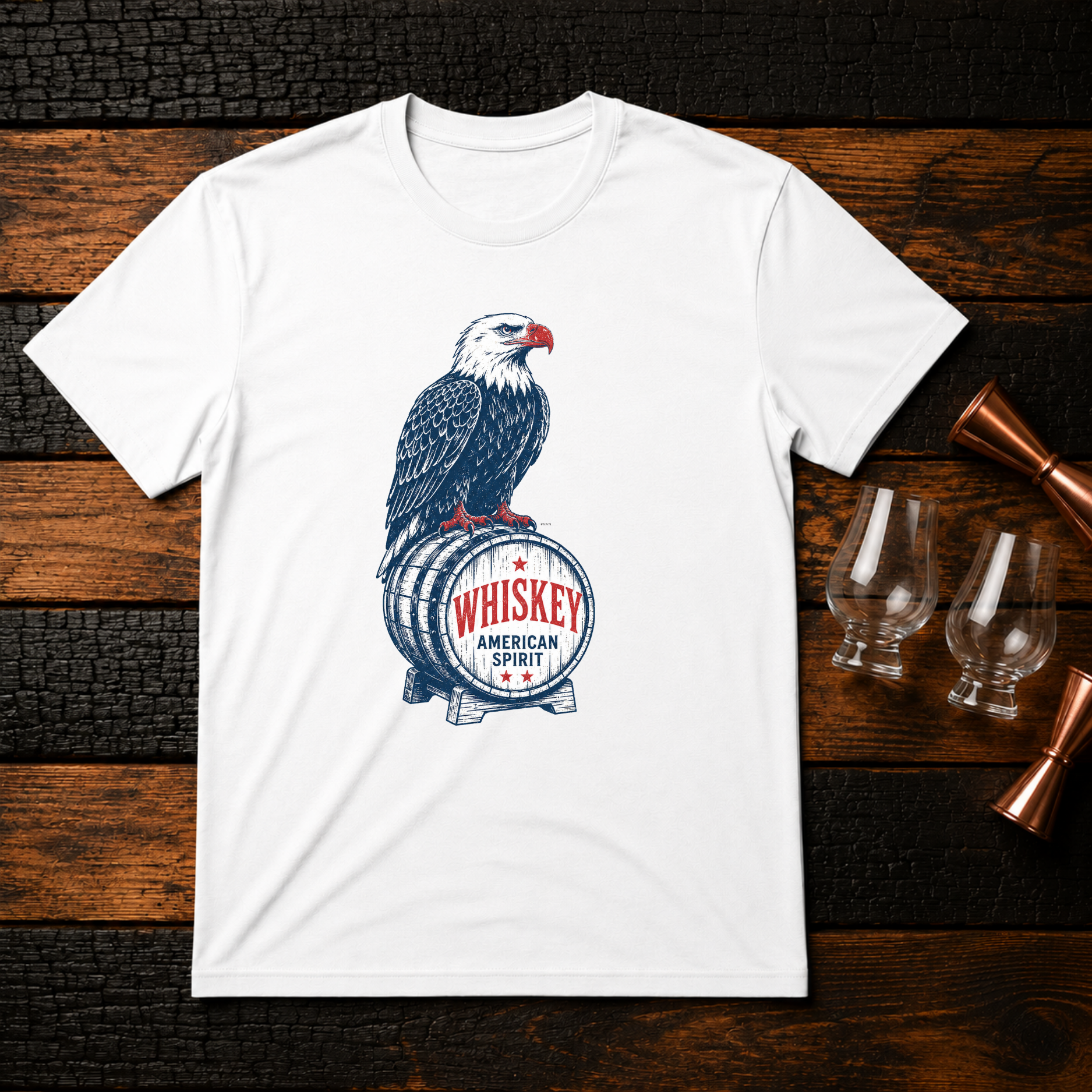 Eagle Over Barrel T-Shirt