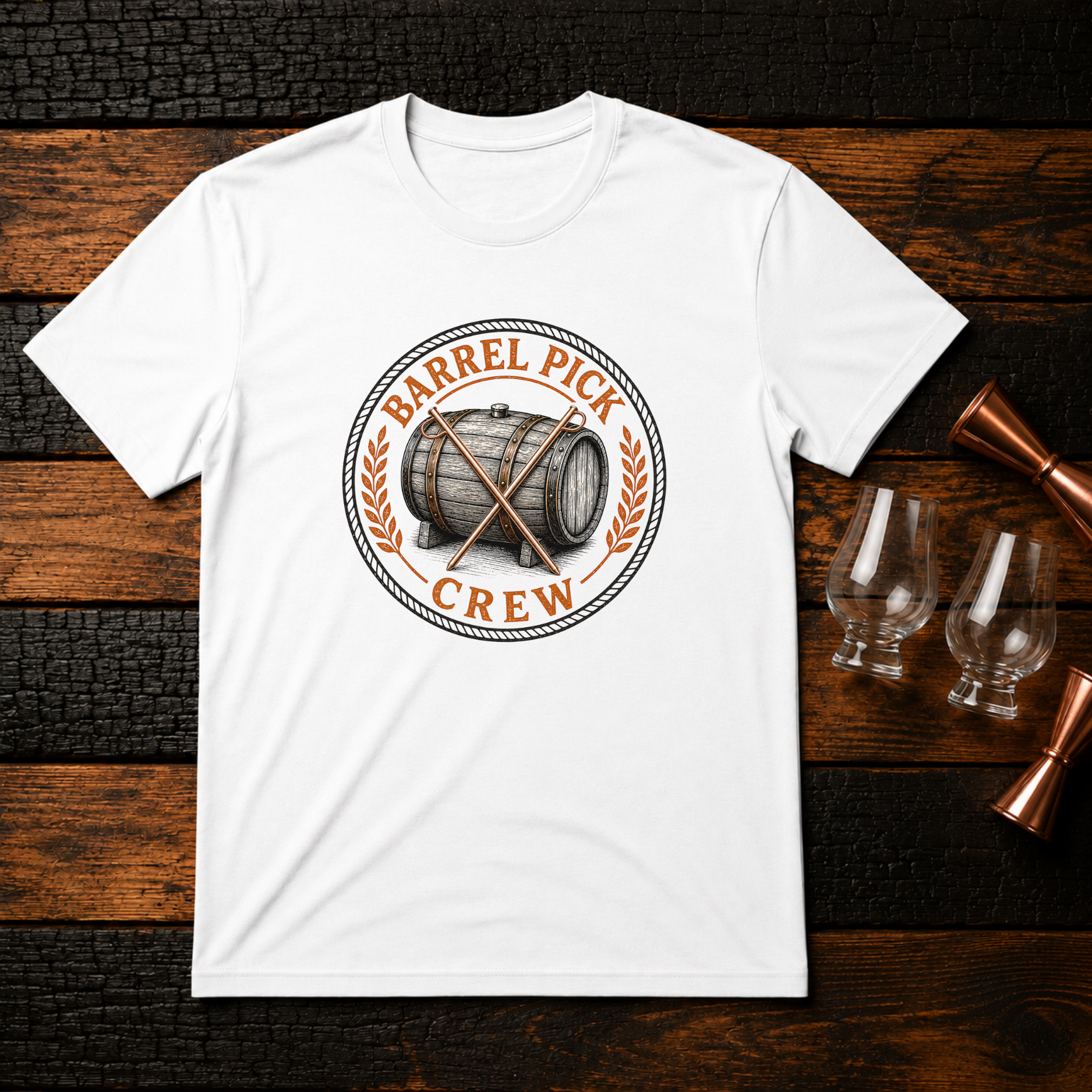 Barrel Pick Crew T-Shirt