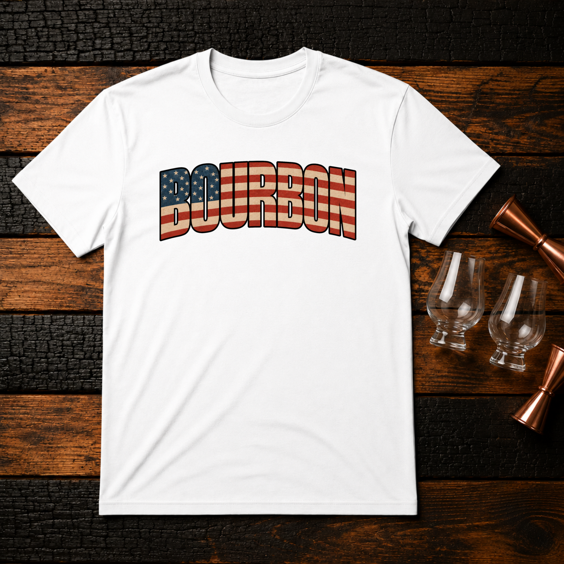 Bourbon Flag T-Shirt