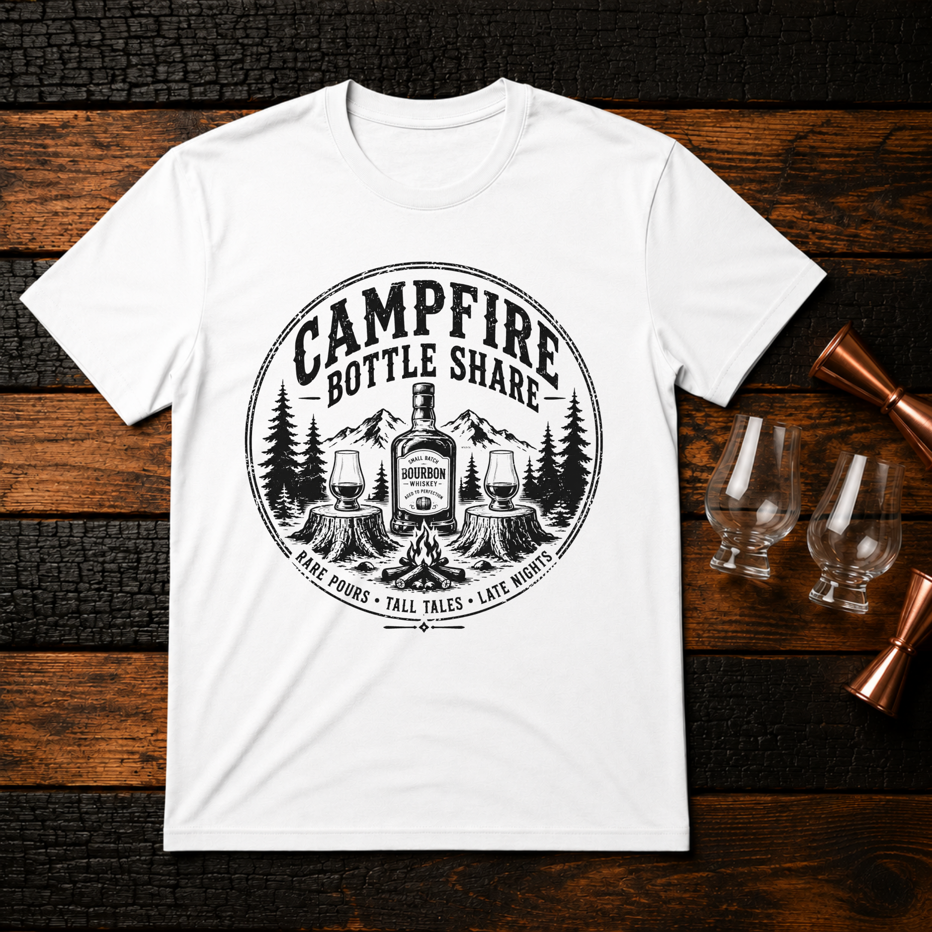 Campfire Bottle Share T-Shirt