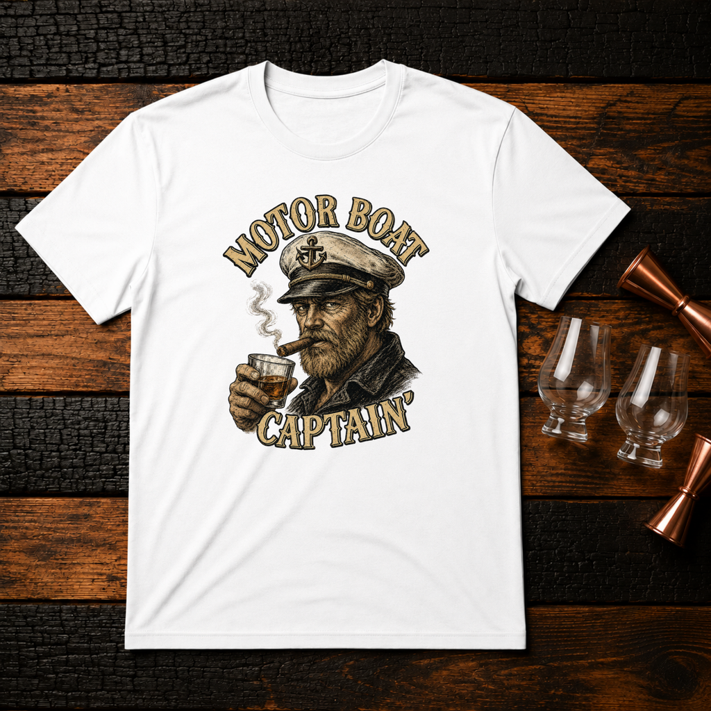 Motor Boat Captain T-Shirt