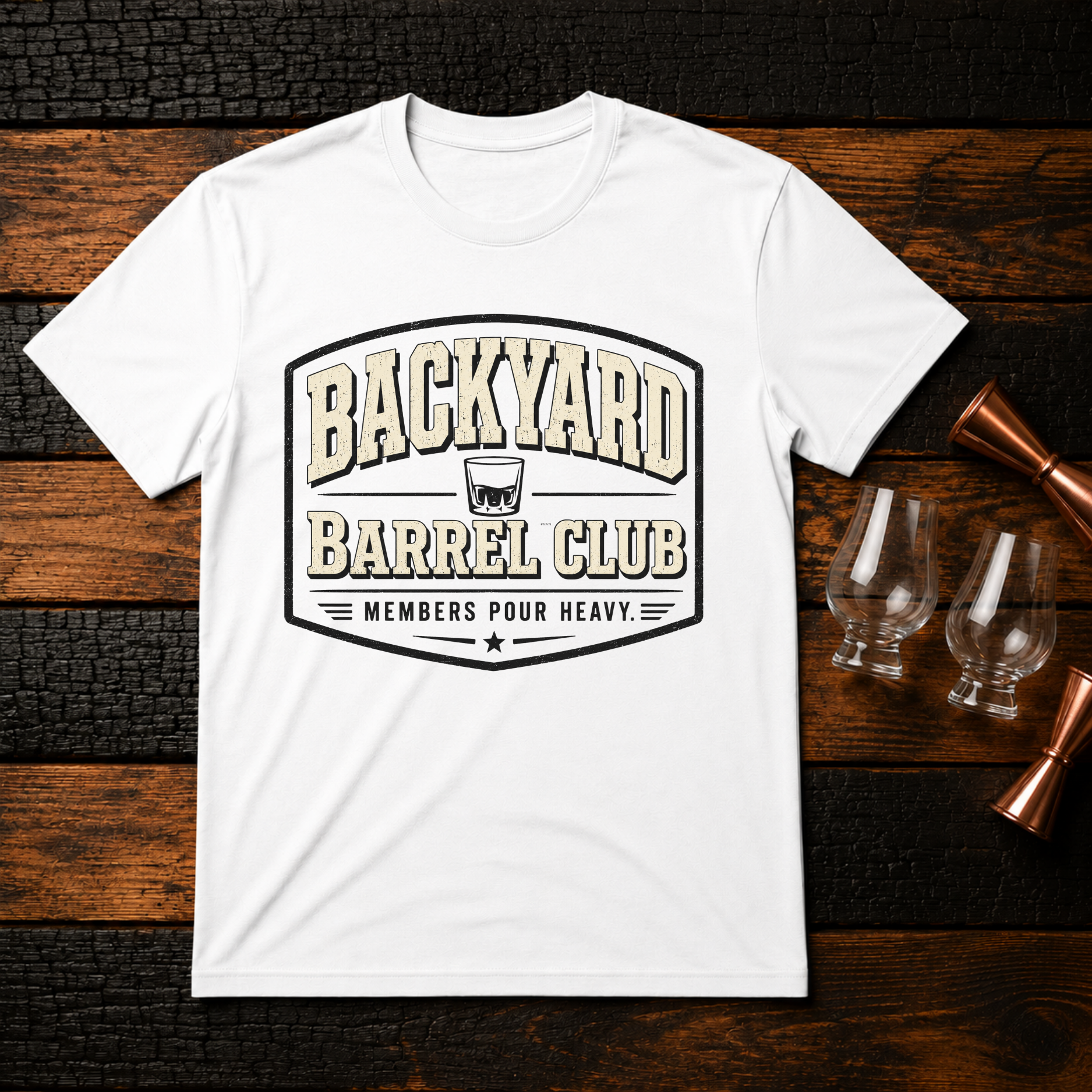 Backyard barrel club T-Shirt