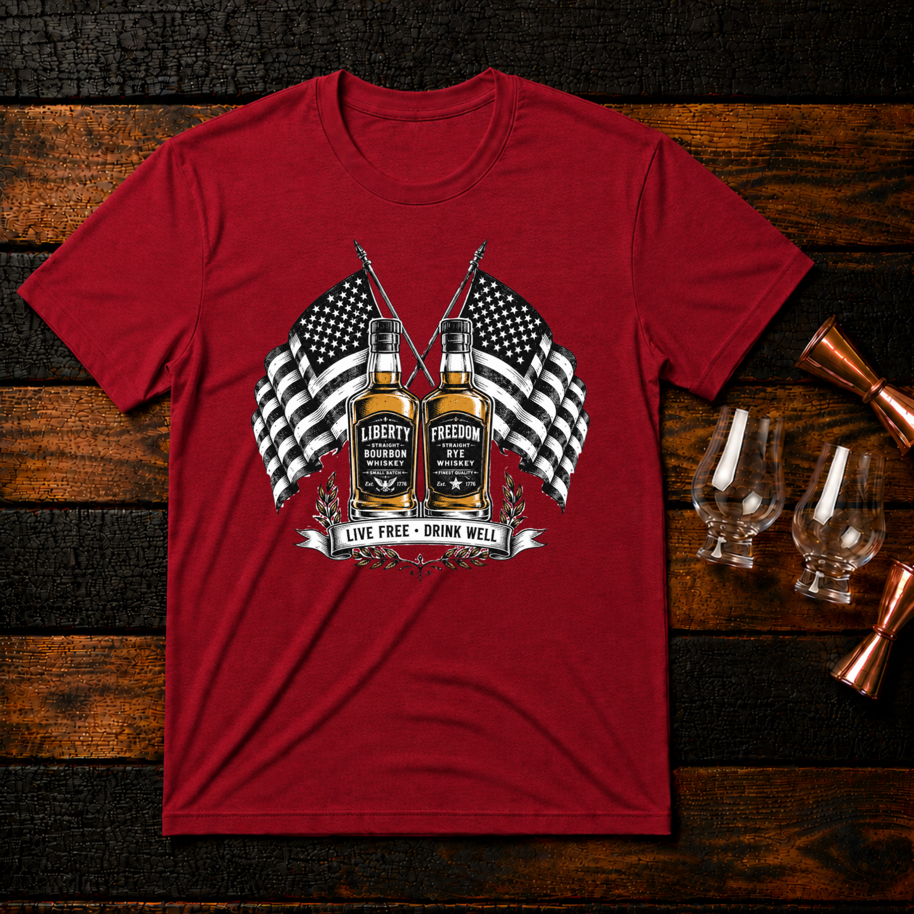 Live Free Drink Well T-Shirt