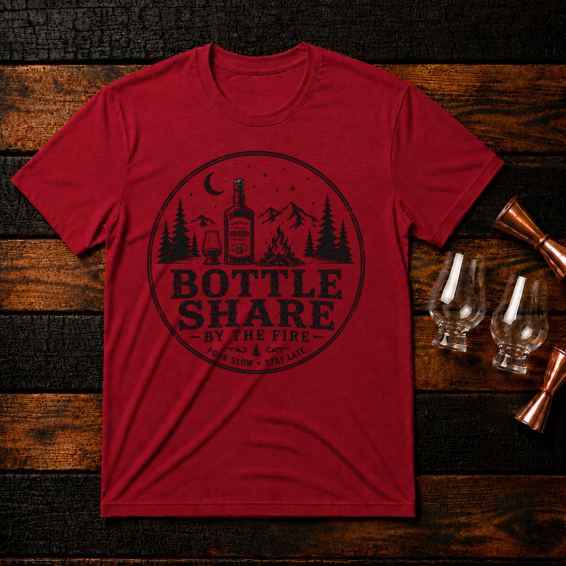 Bottle Share by the Fire T-Shirt