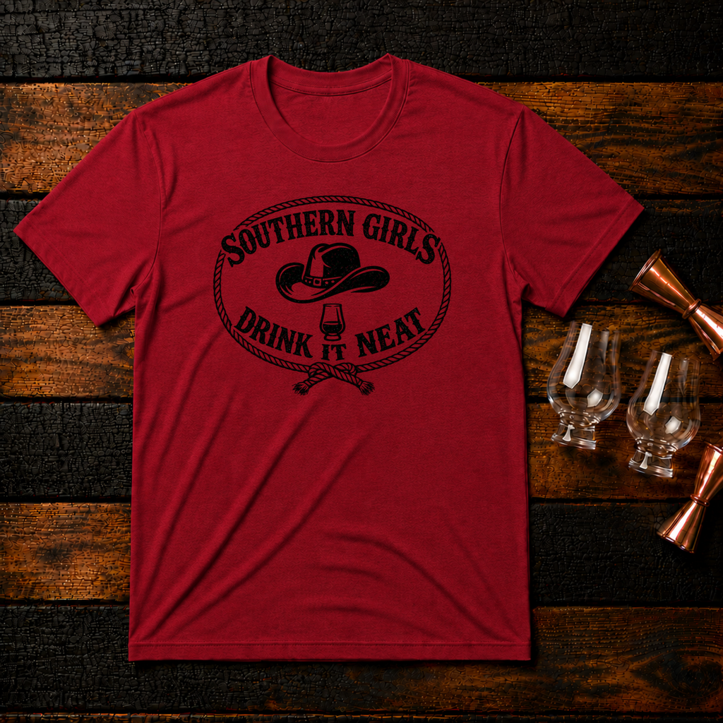 Southern Girls Drink Neat T-Shirt