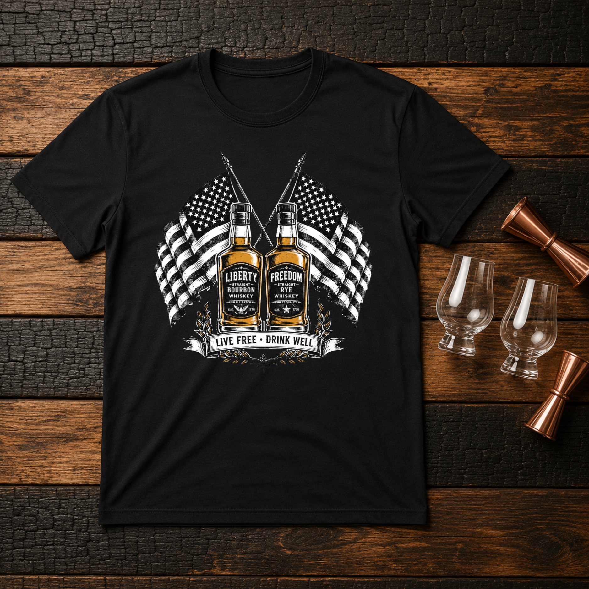Live Free Drink Well T-Shirt