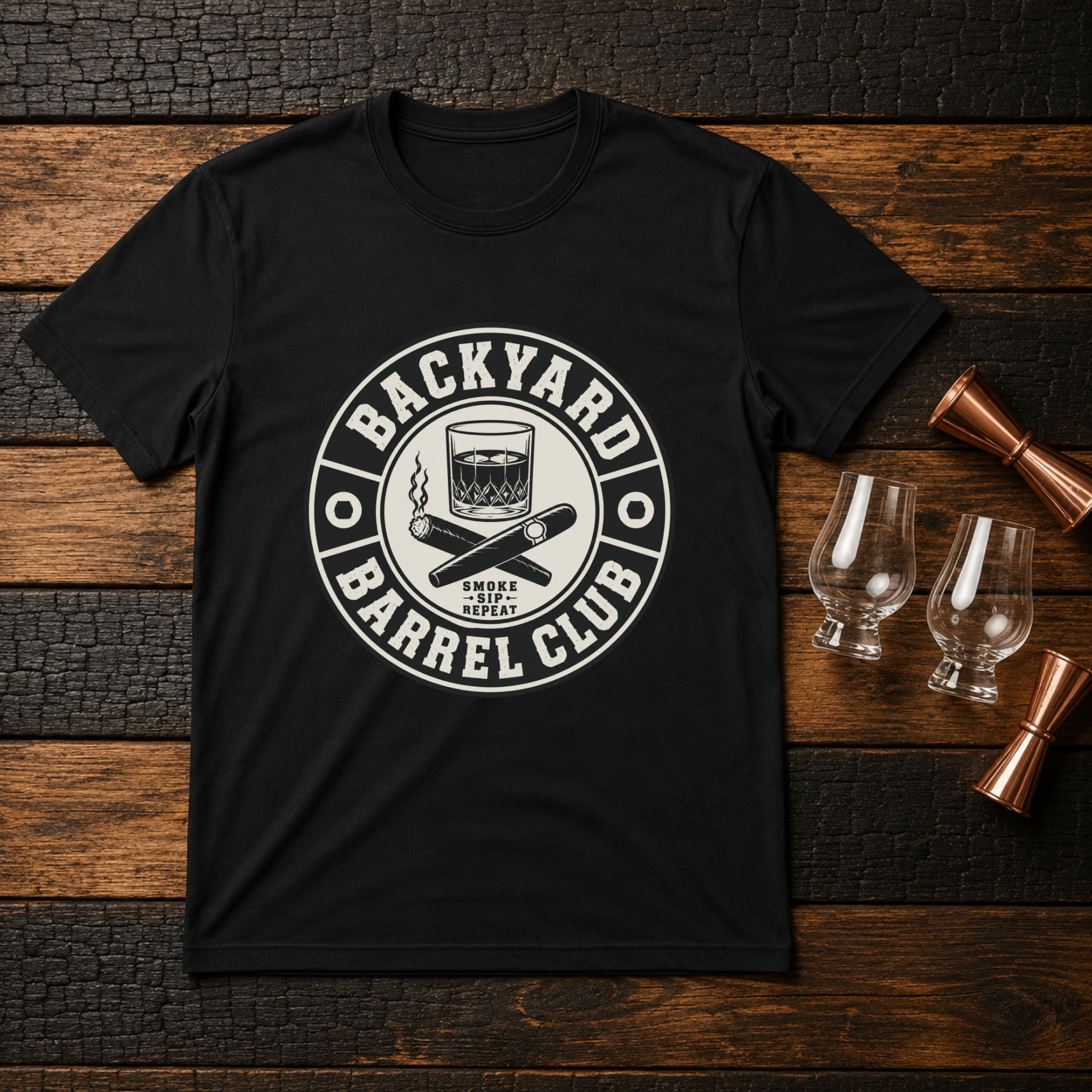 backyard club sign T-Shirt