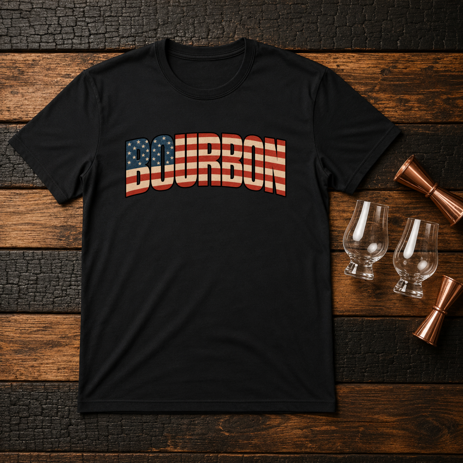 Bourbon Flag T-Shirt