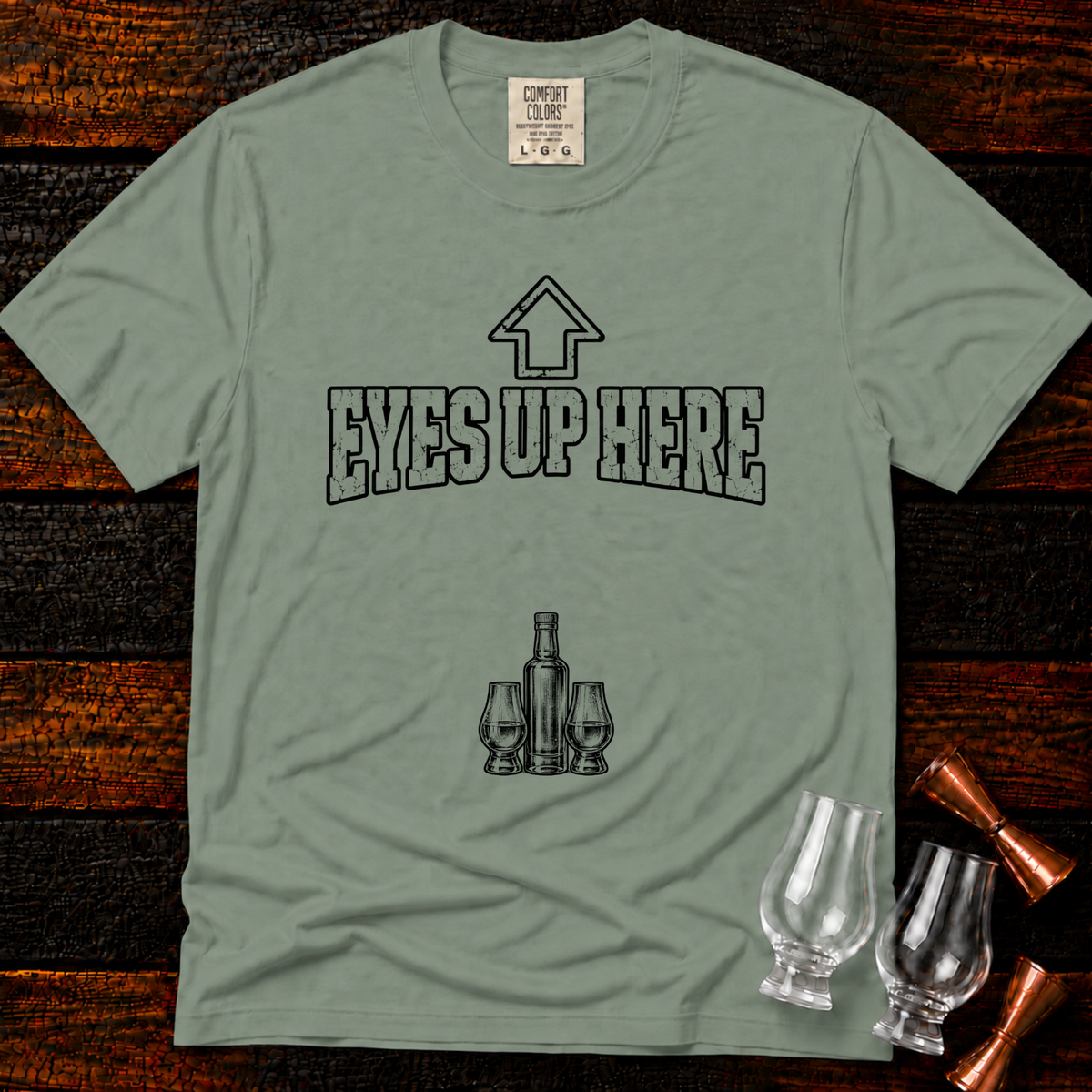 Eyes Up Here Premium Tee