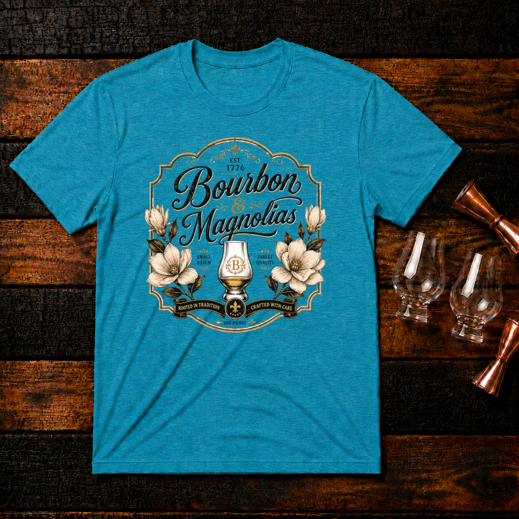 Bourbon and Magnolias T-Shirt