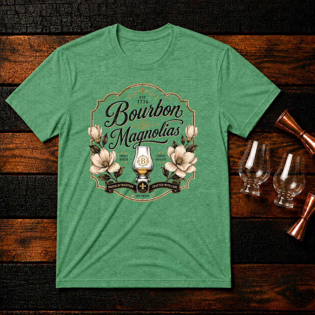 Bourbon and Magnolias T-Shirt