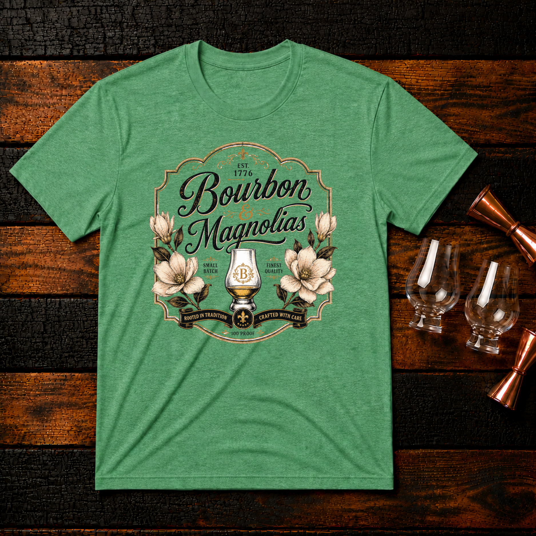 Bourbon and Magnolias T-Shirt