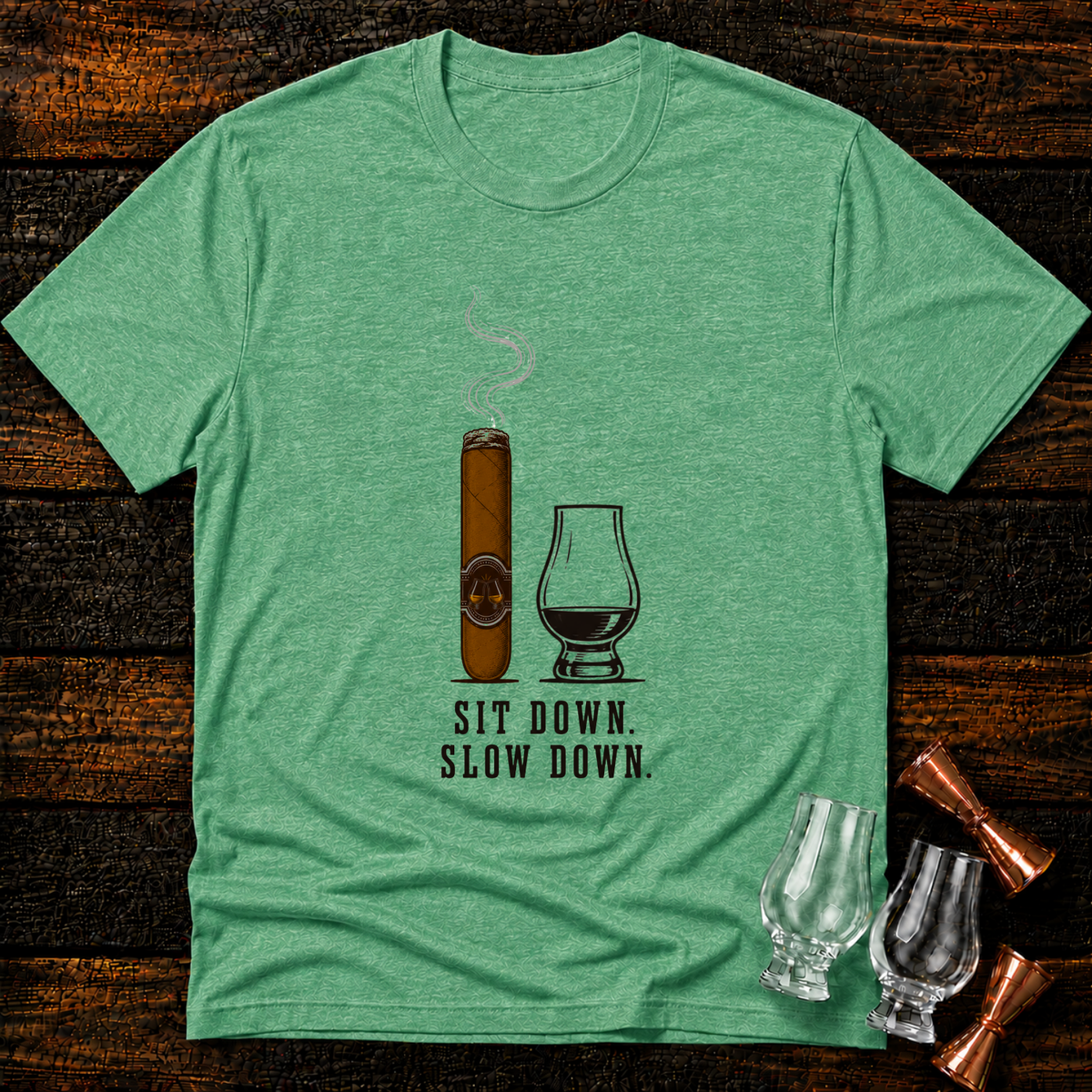 Sit down. Slow down T-Shirt