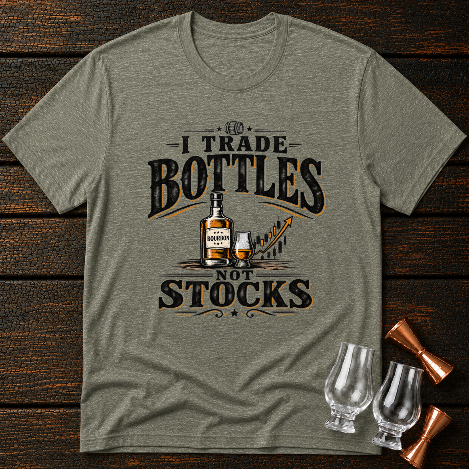 Bottles not Stocks T-Shirt