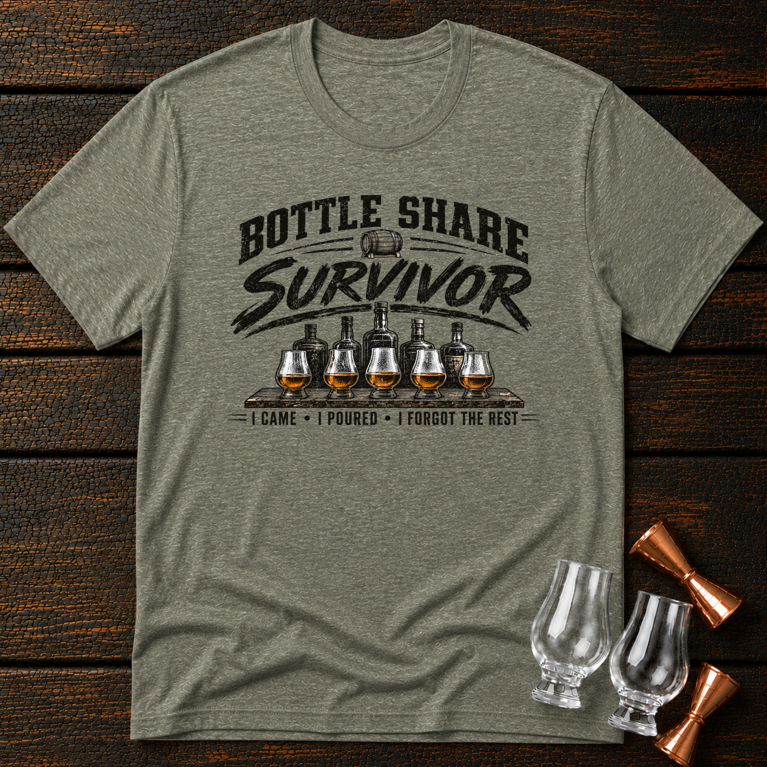Bottle Share Survivor T-Shirt