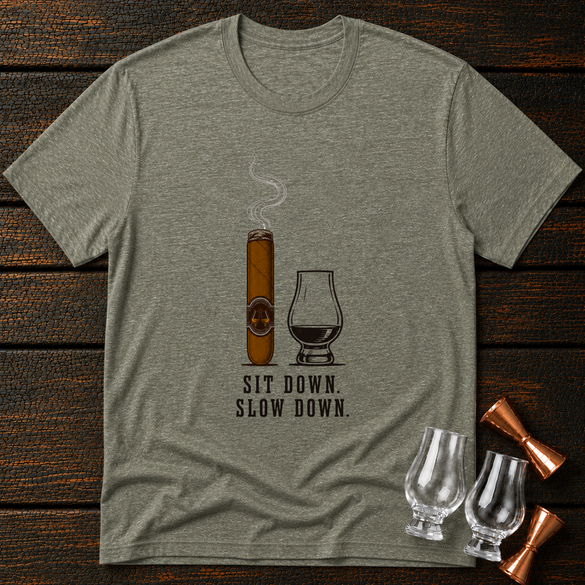 Sit down. Slow down T-Shirt