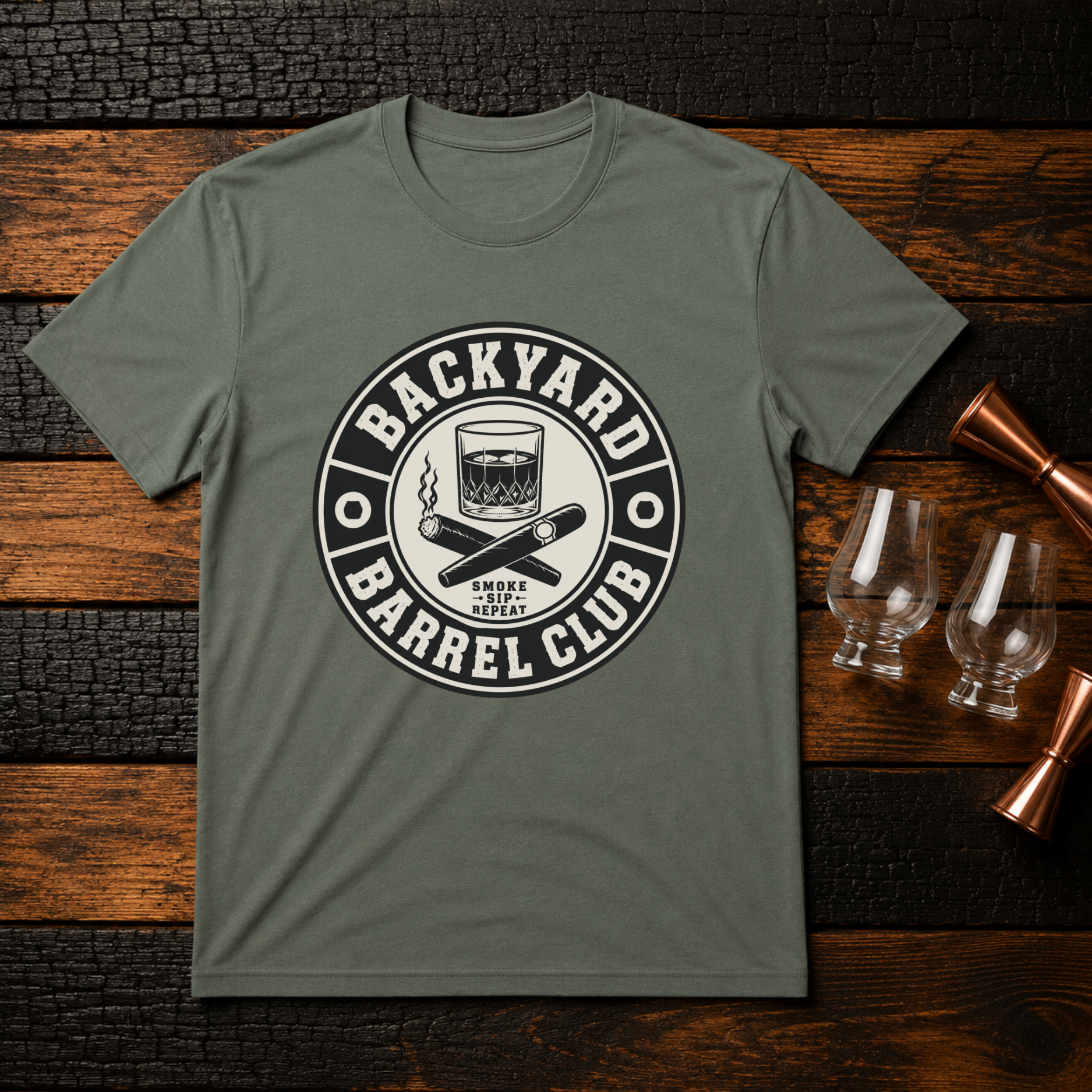 backyard club sign T-Shirt