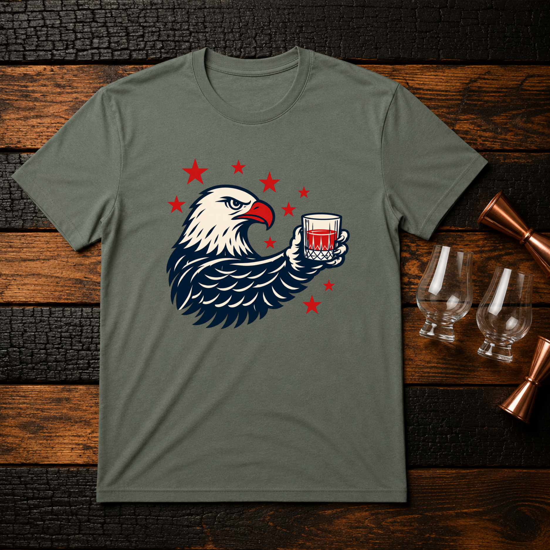 Straight Bourbon Patriot T-Shirt