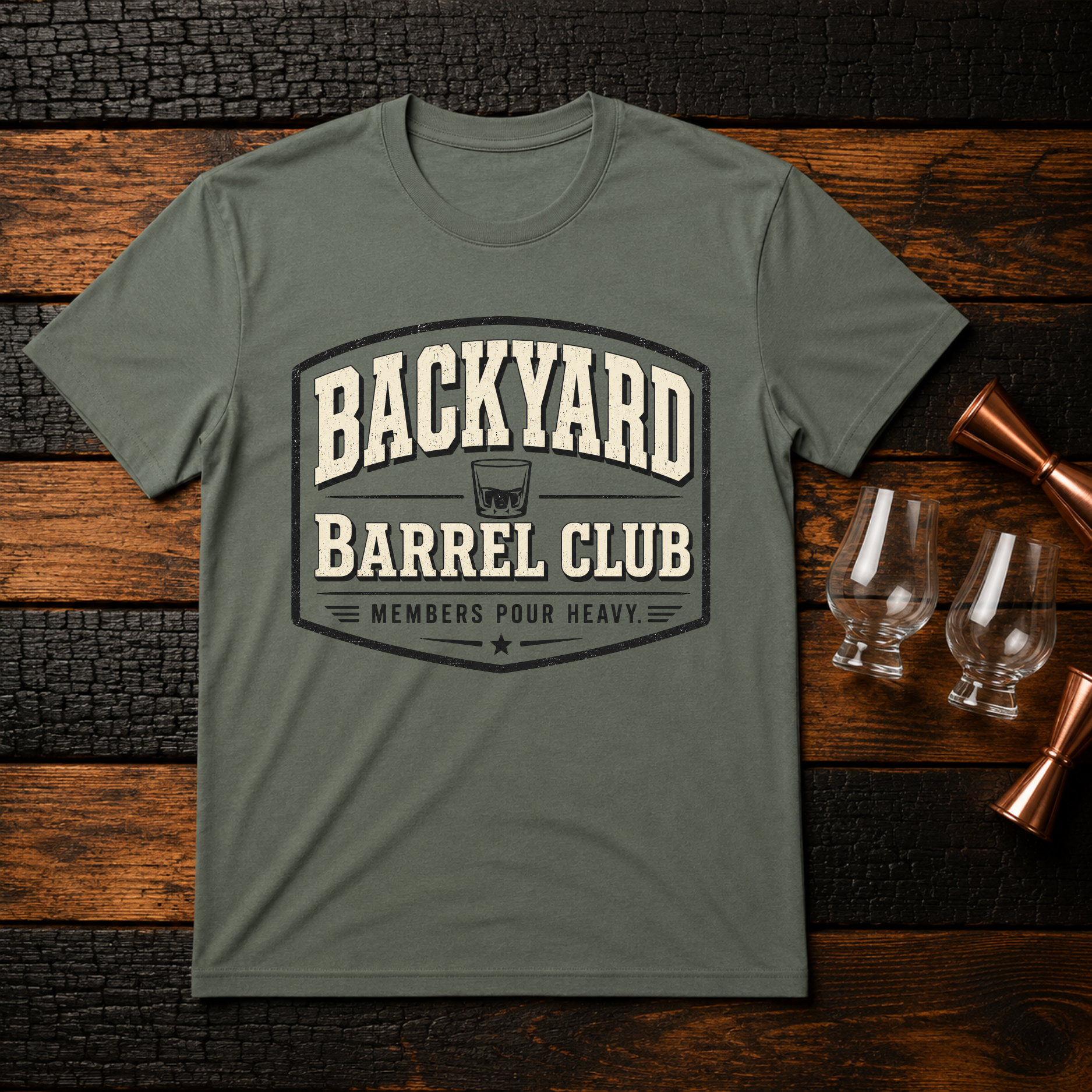 Backyard barrel club T-Shirt