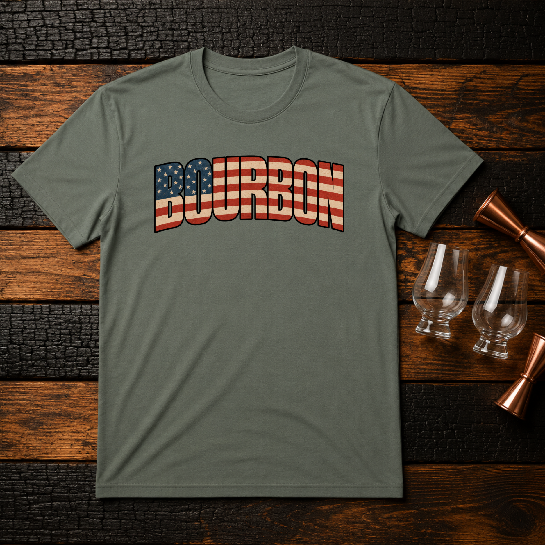 Bourbon Flag T-Shirt