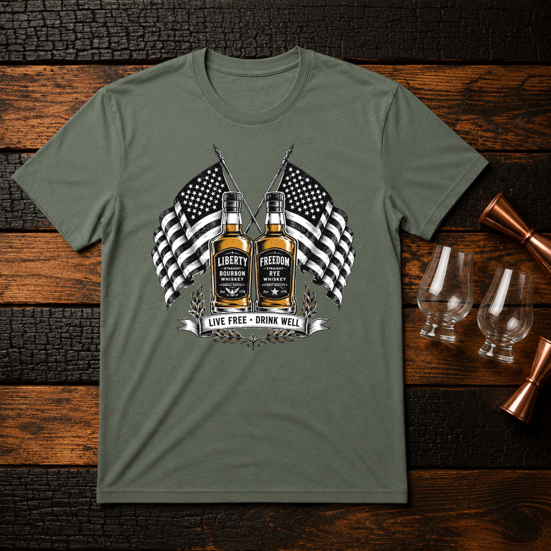 Live Free Drink Well T-Shirt
