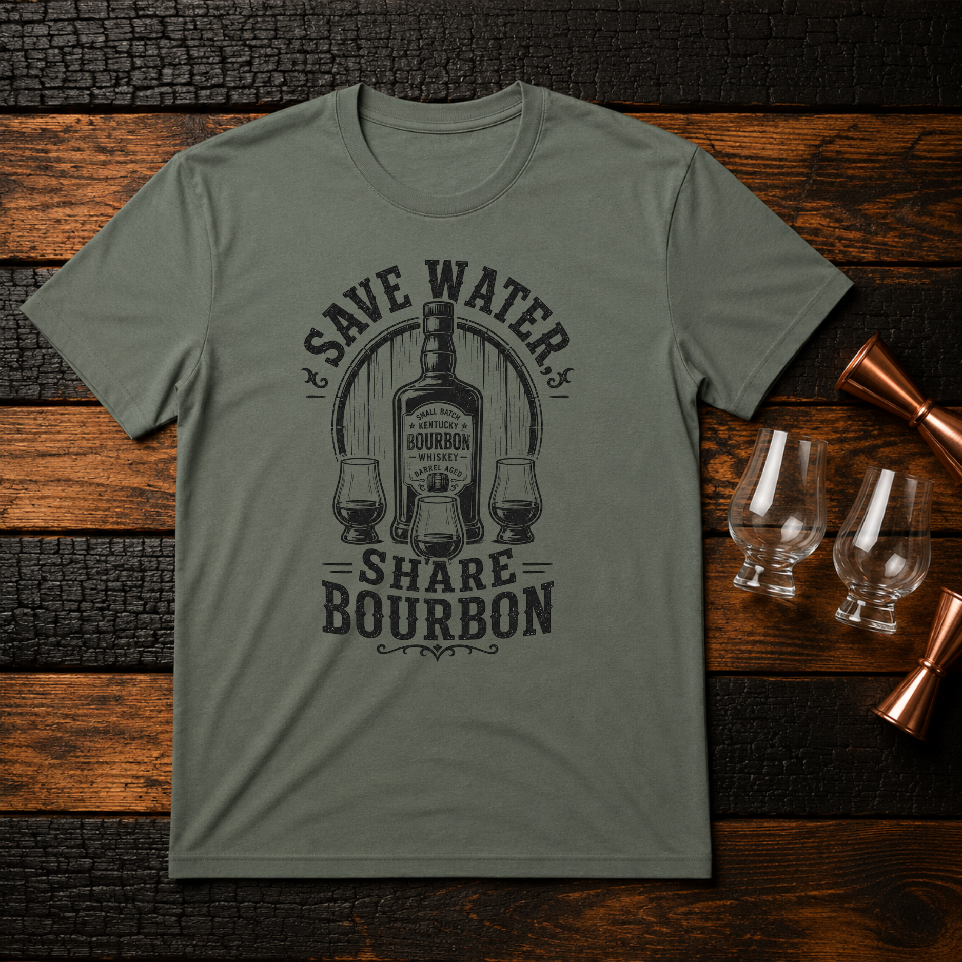 Save Water Share Bourbon T-Shirt