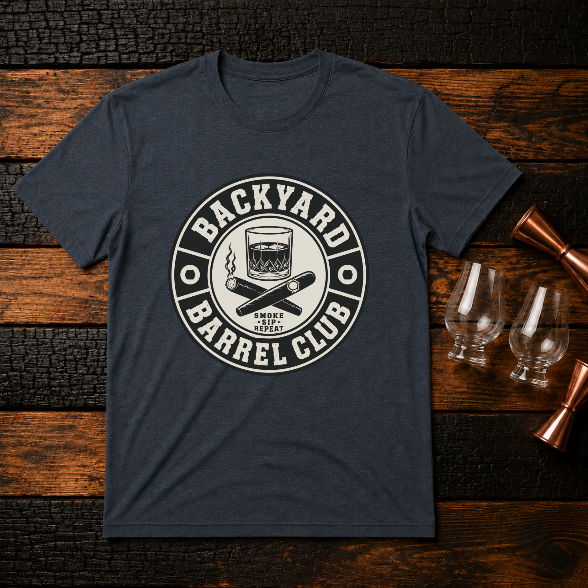 backyard club sign T-Shirt