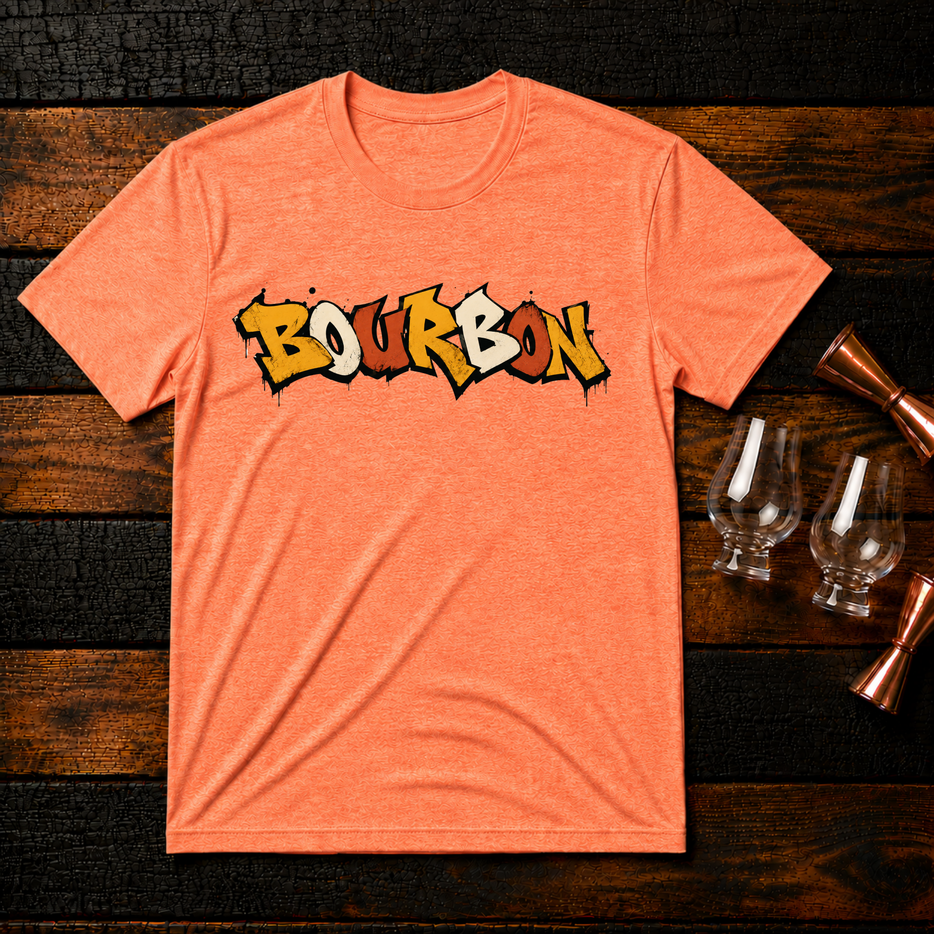 Bourbon Graffiti T-Shirt