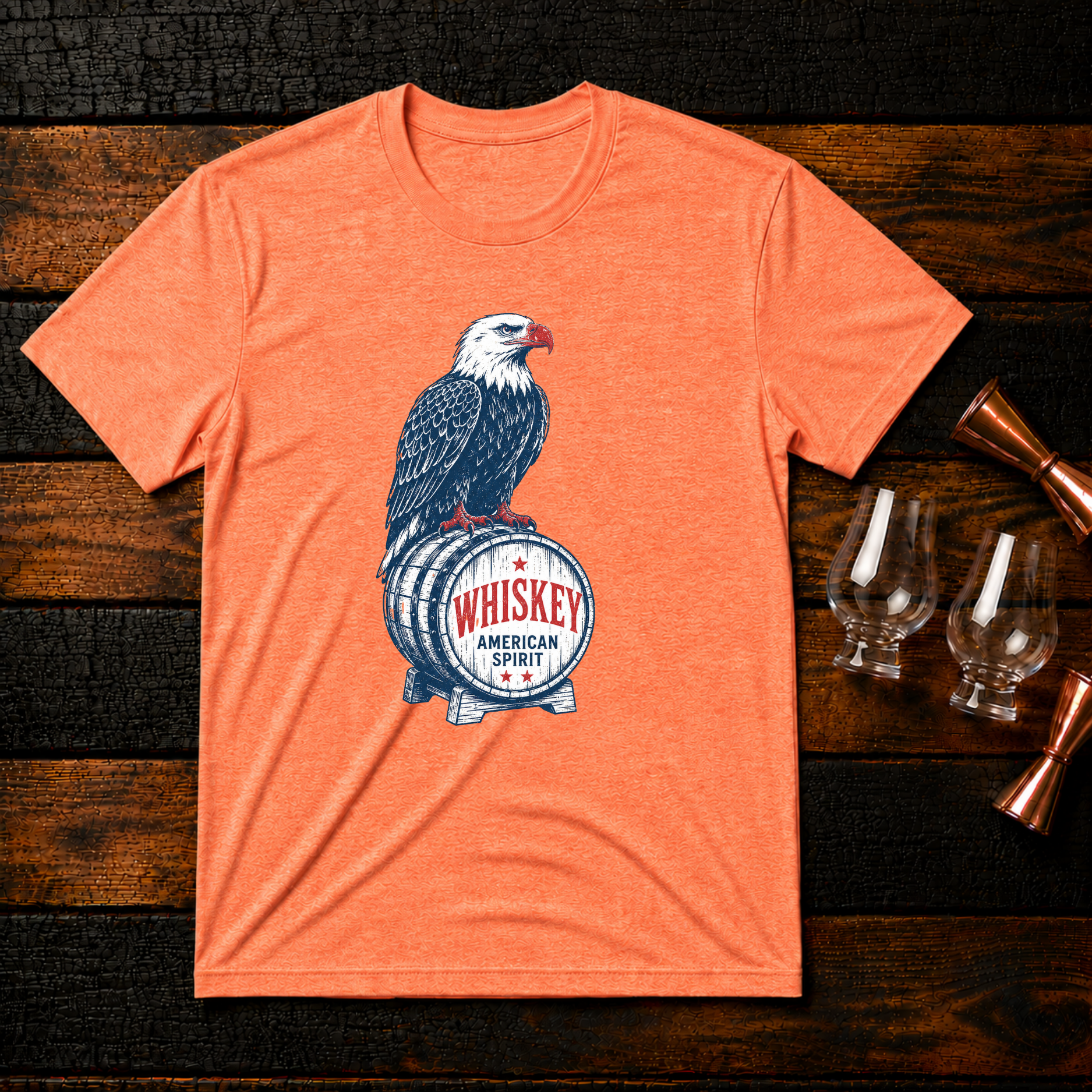 Eagle Over Barrel T-Shirt