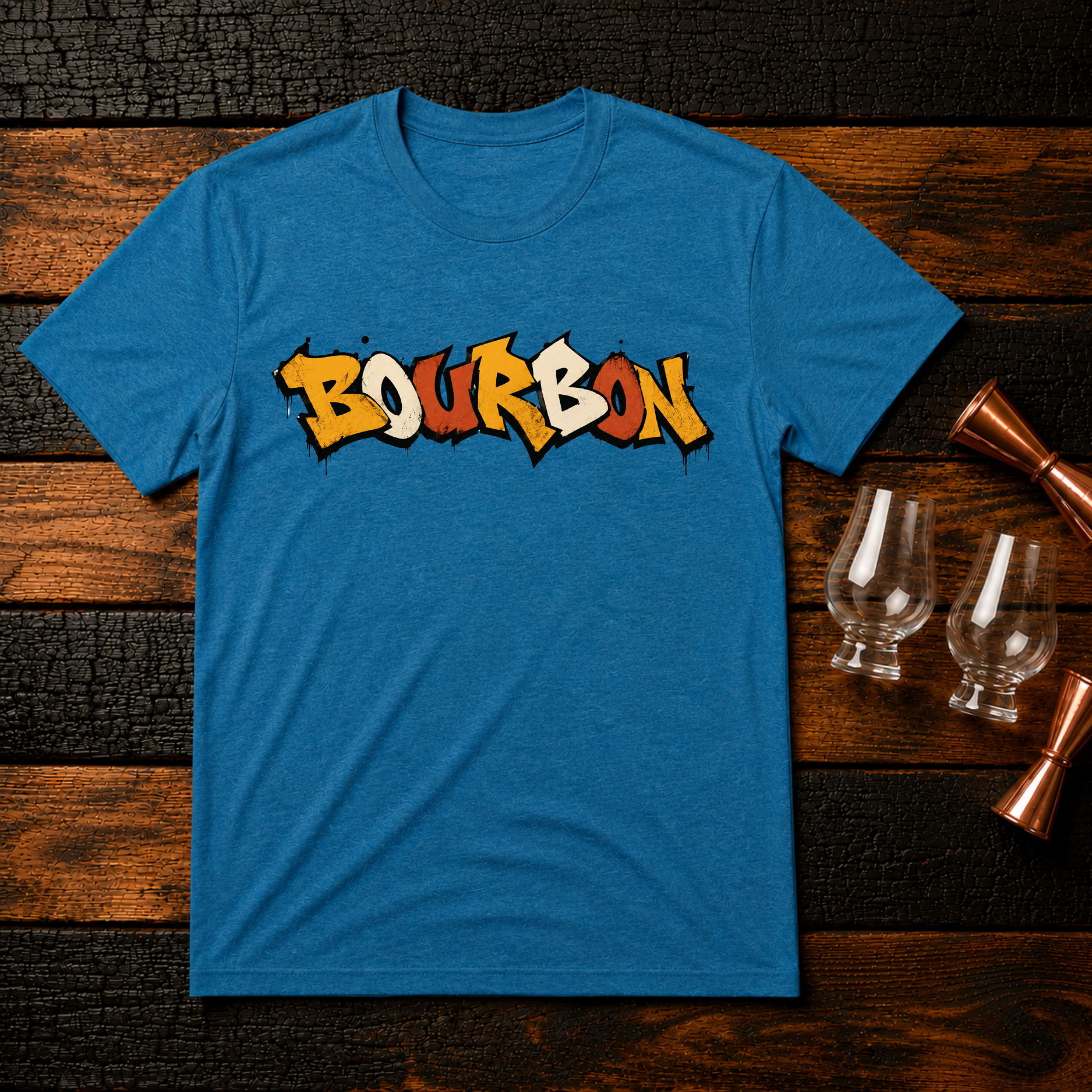 Bourbon Graffiti T-Shirt