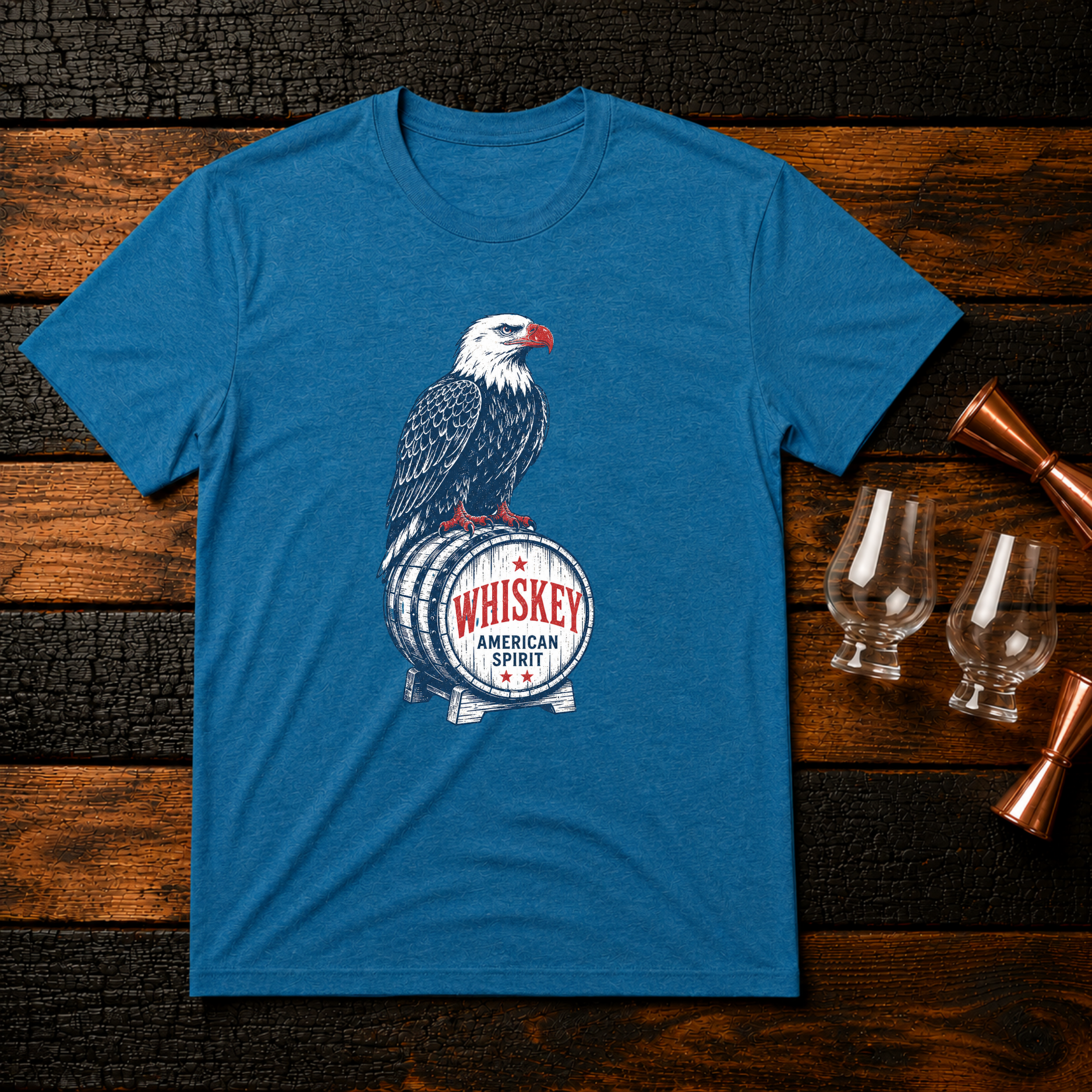 Eagle Over Barrel T-Shirt