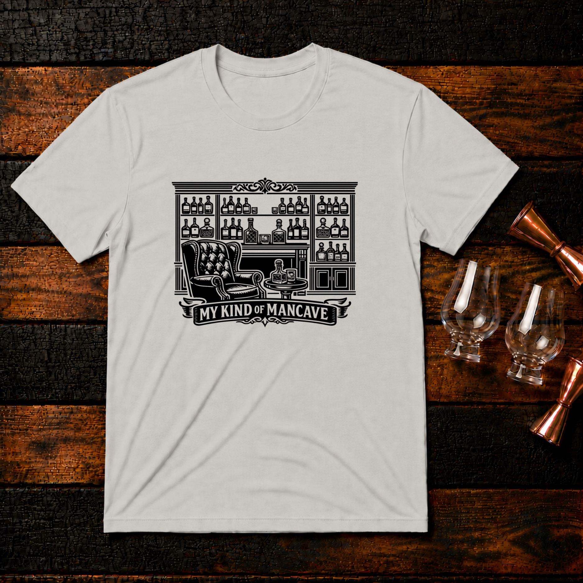 Mancave light T-Shirt
