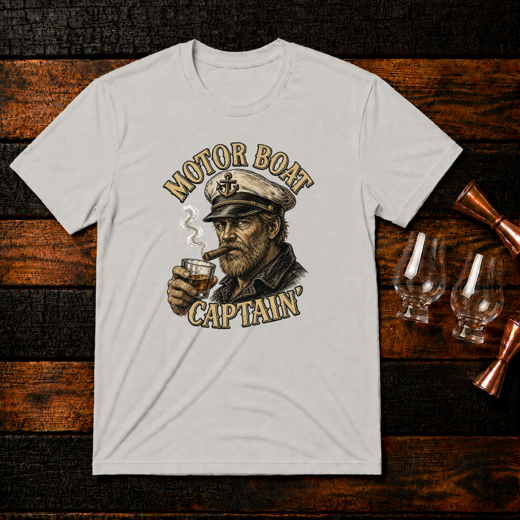 Motor Boat Captain T-Shirt