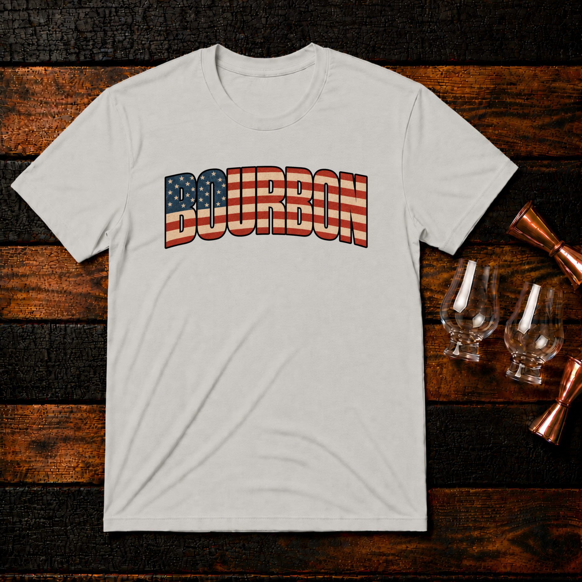 Bourbon Flag T-Shirt
