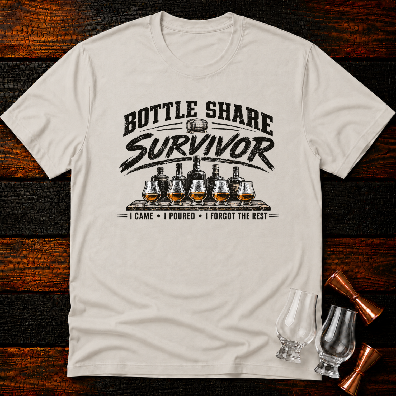 Bottle Share Survivor T-Shirt