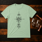 Bourbon Compass Black T-Shirt