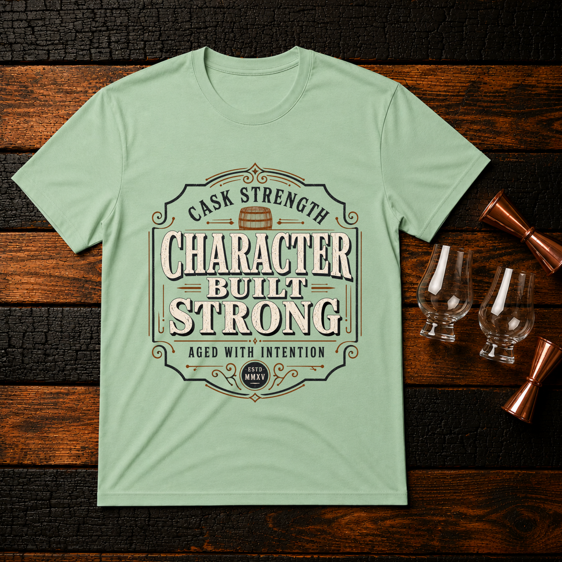 Character built strong T-Shirt