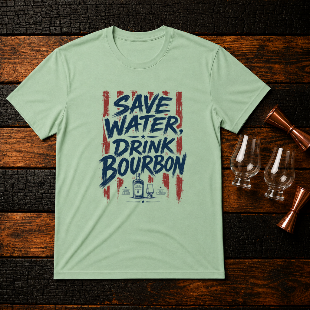 Save Water Patriotic T-Shirt