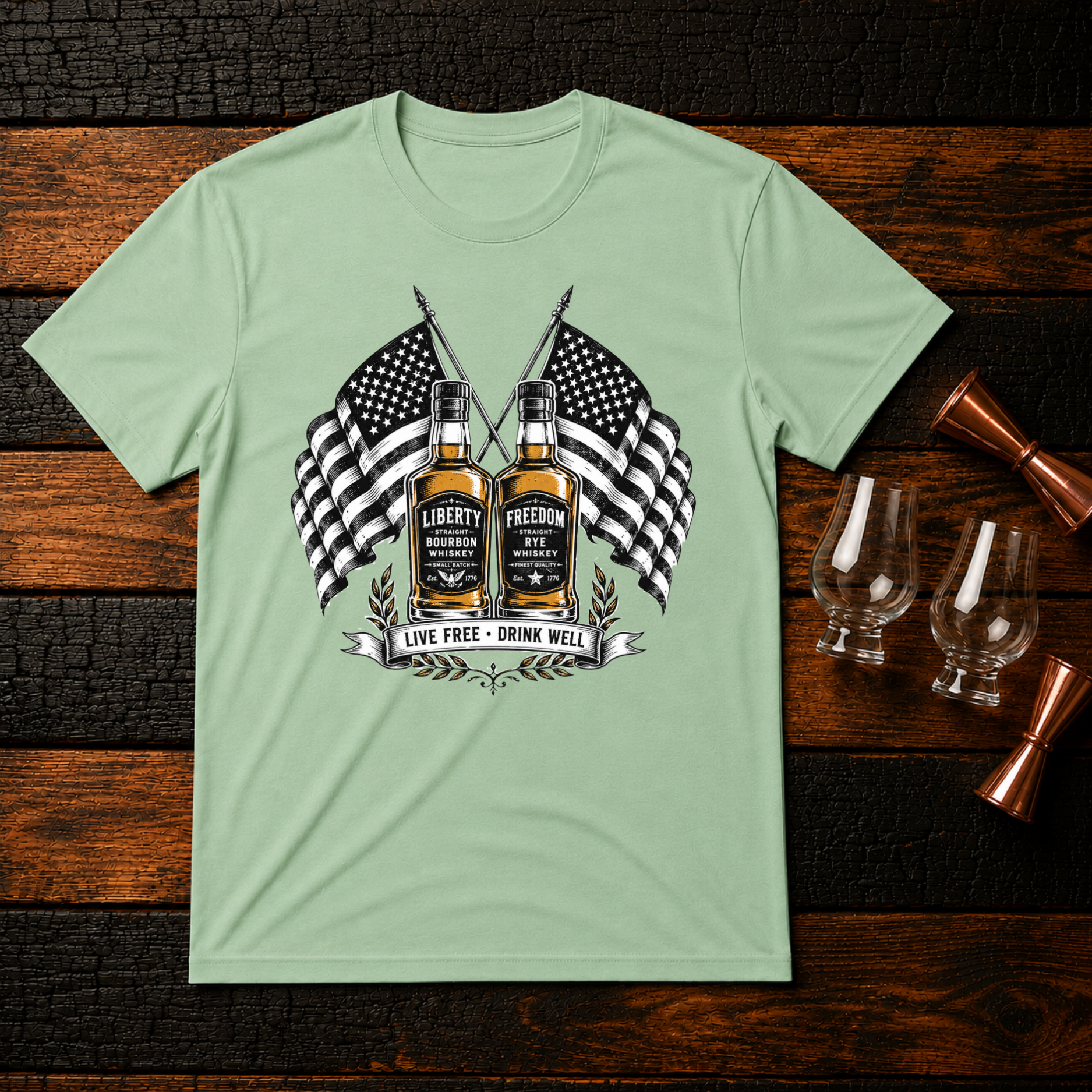 Live Free Drink Well T-Shirt