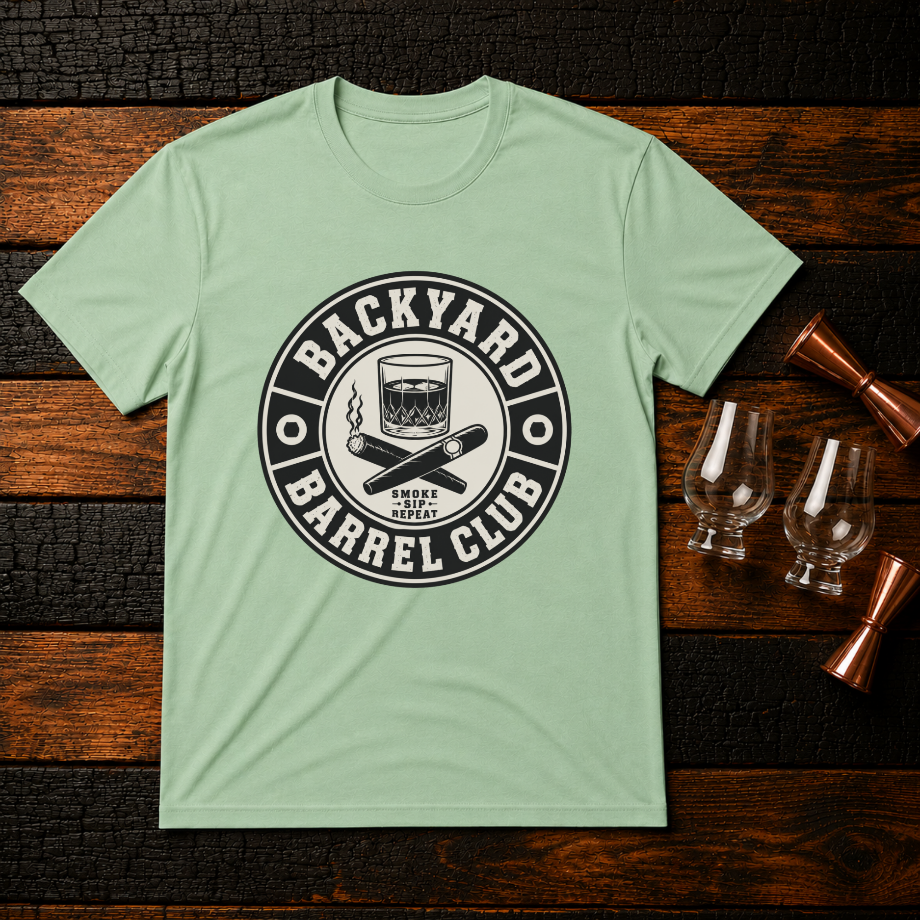 backyard club sign T-Shirt