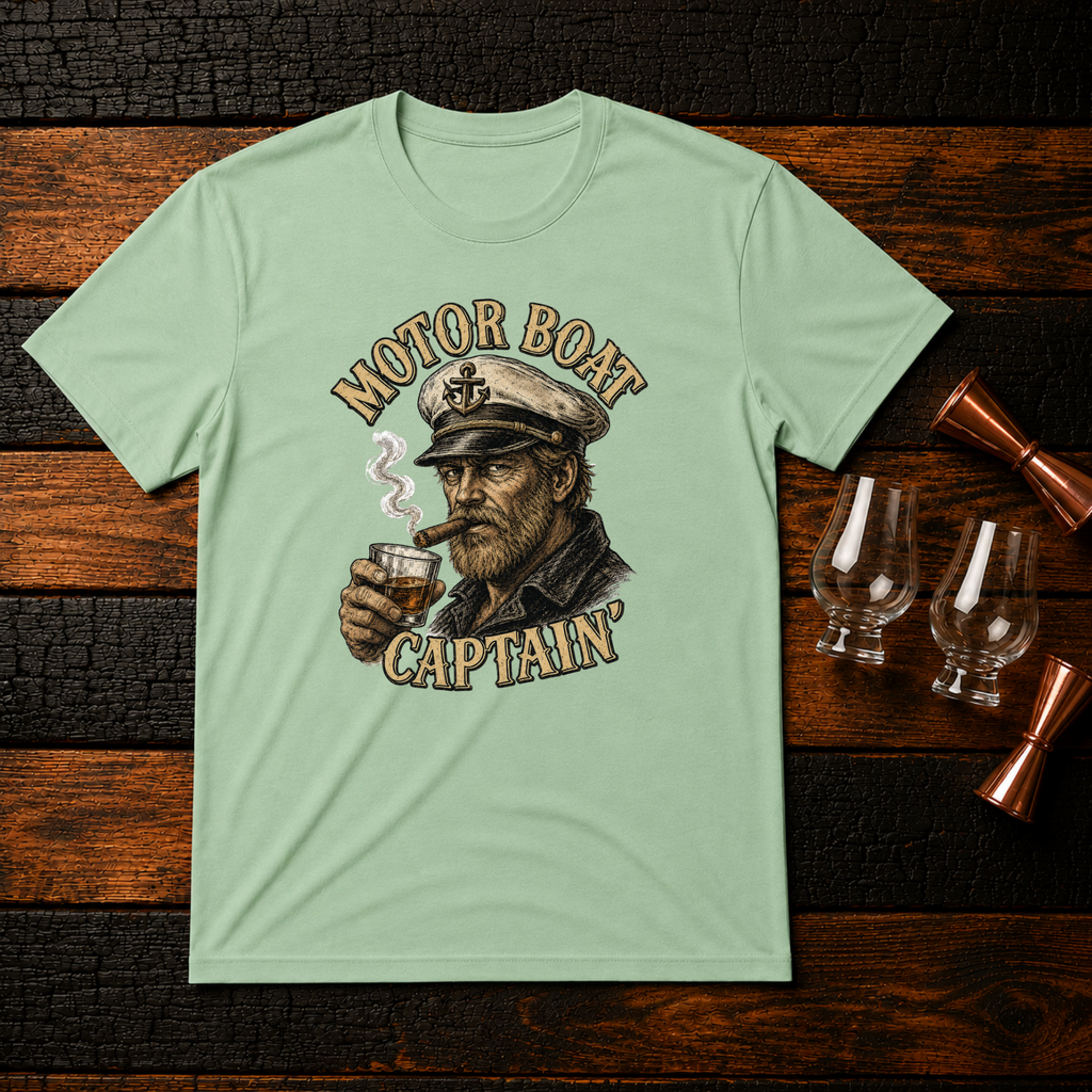 Motor Boat Captain T-Shirt